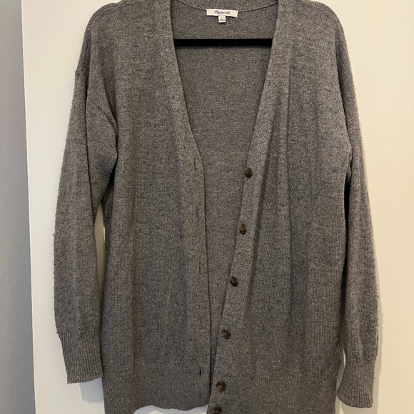 Madewell Women's Relaxed Wool Blend Cardigan, Size Small - Picture 1 of 4